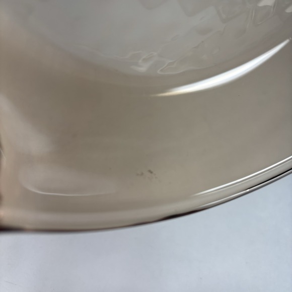 Vision Corning 7" Waffle Bottom Skillet Fry Pan Amber Glass Pyrex - Picture 5 of 7